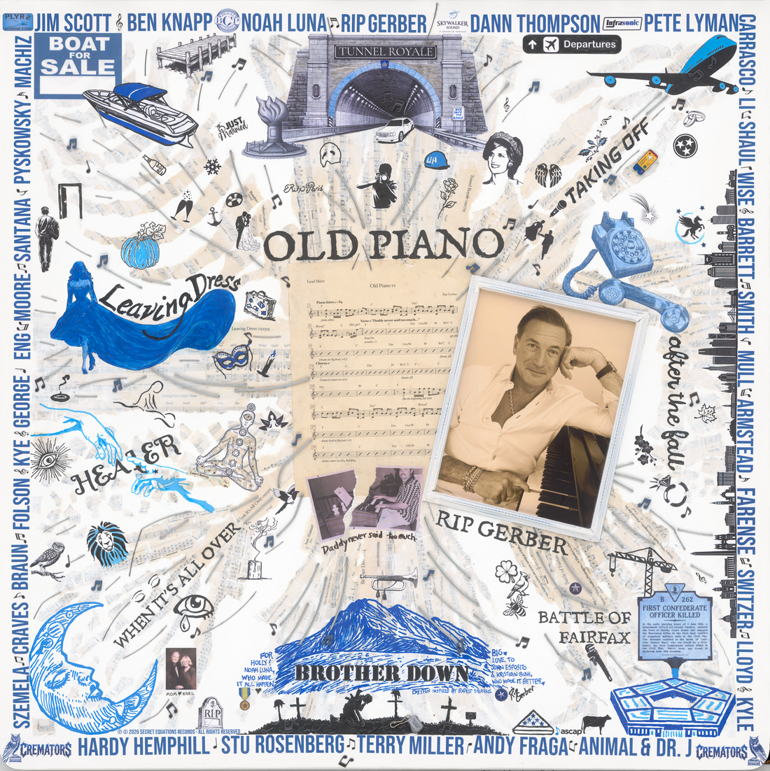 OLD PIANO — Vinyl LP (Gatefold) | Rip Gerber