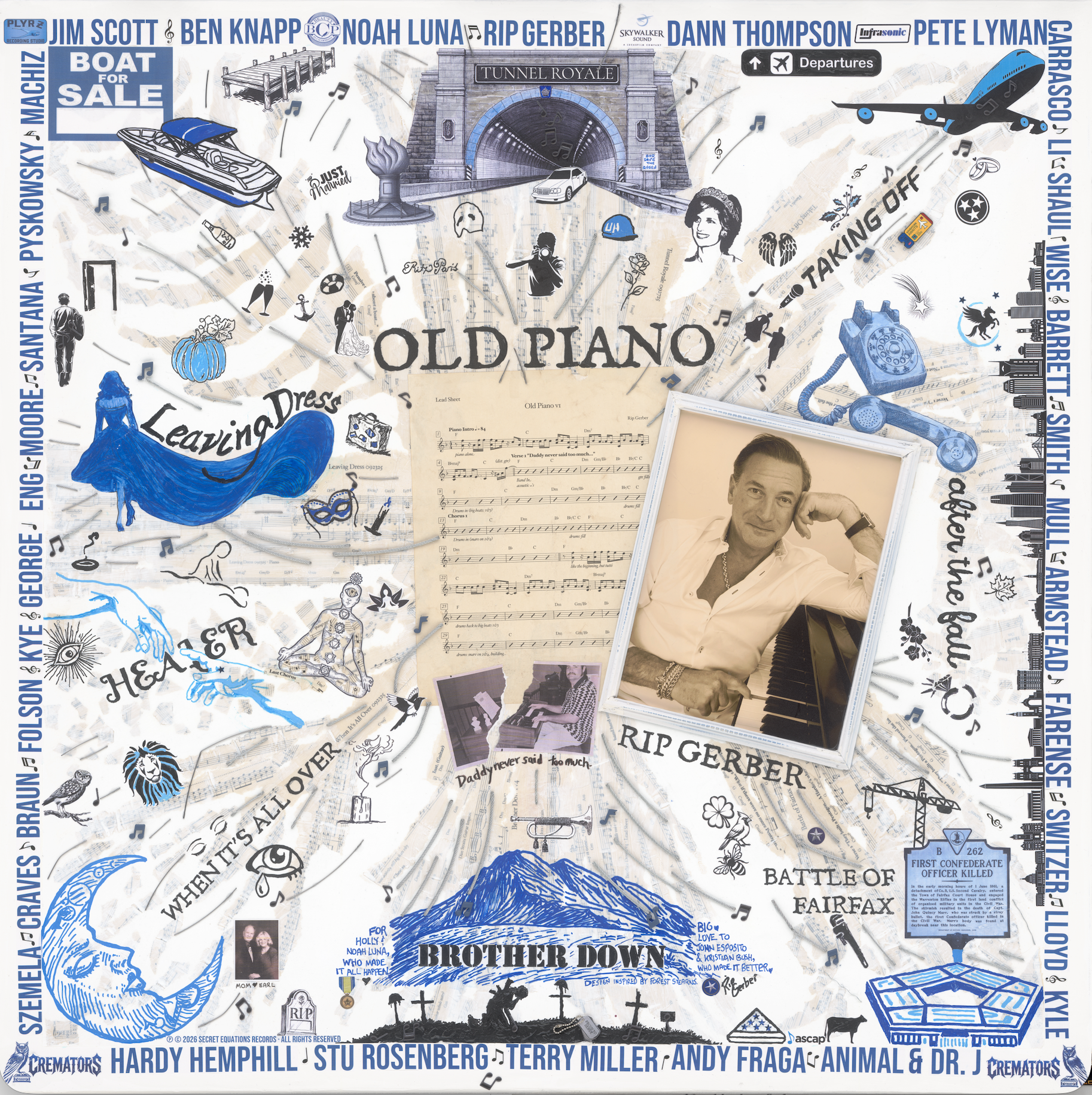 OLD PIANO — Vinyl LP (Gatefold) | Rip Gerber