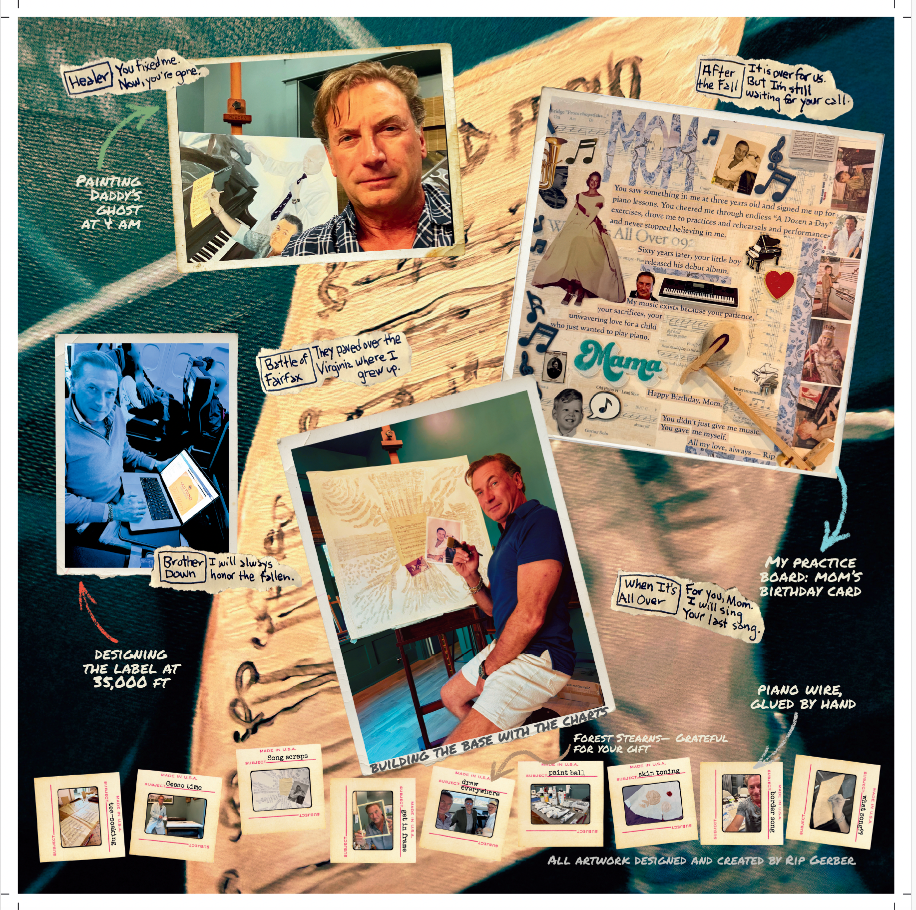 OLD PIANO — Vinyl LP (Gatefold) | Rip Gerber